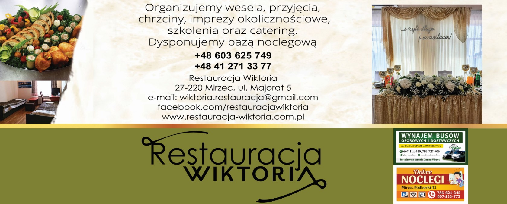 imprezy okolicznościowe STARACHOWICE